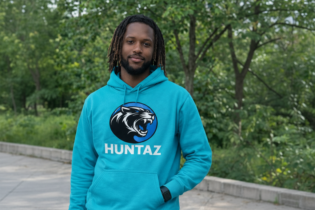 Huntaz signature Logo Hoodie
