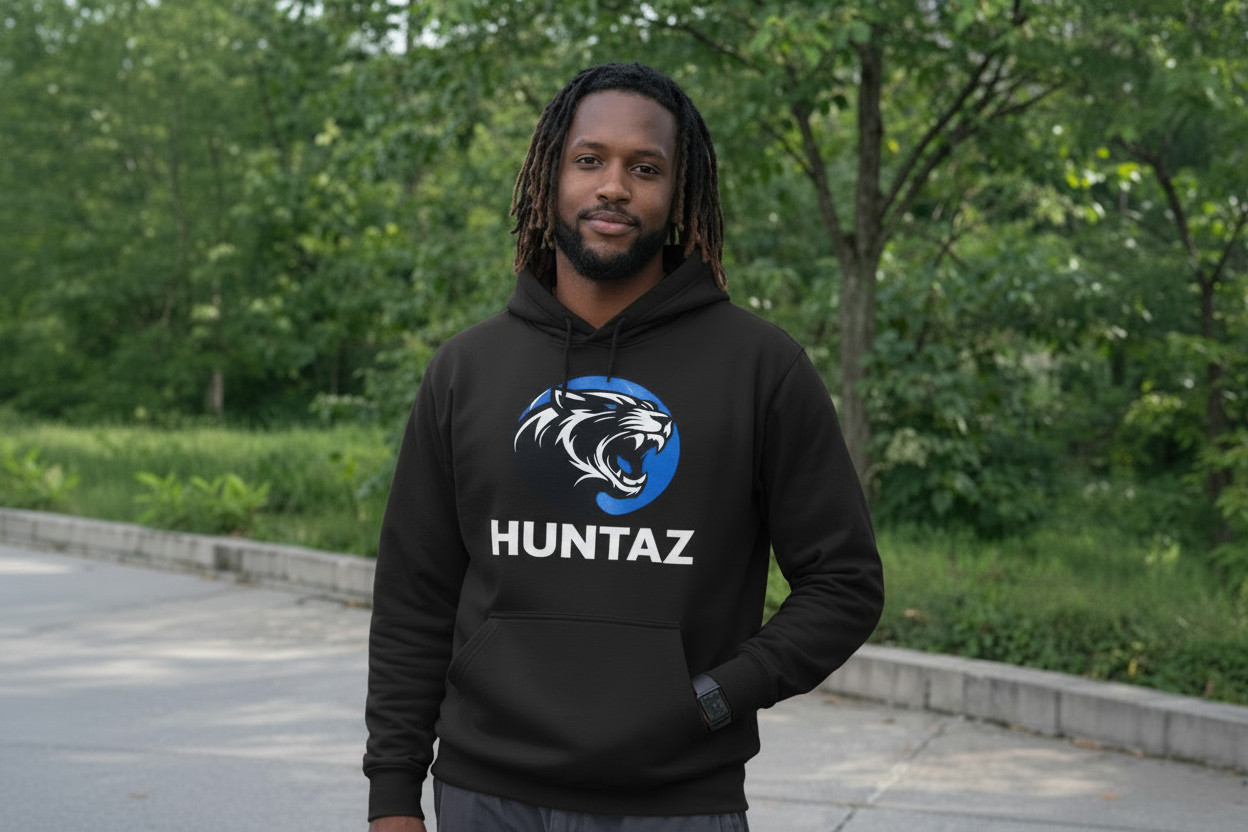 Huntaz signature Logo Hoodie