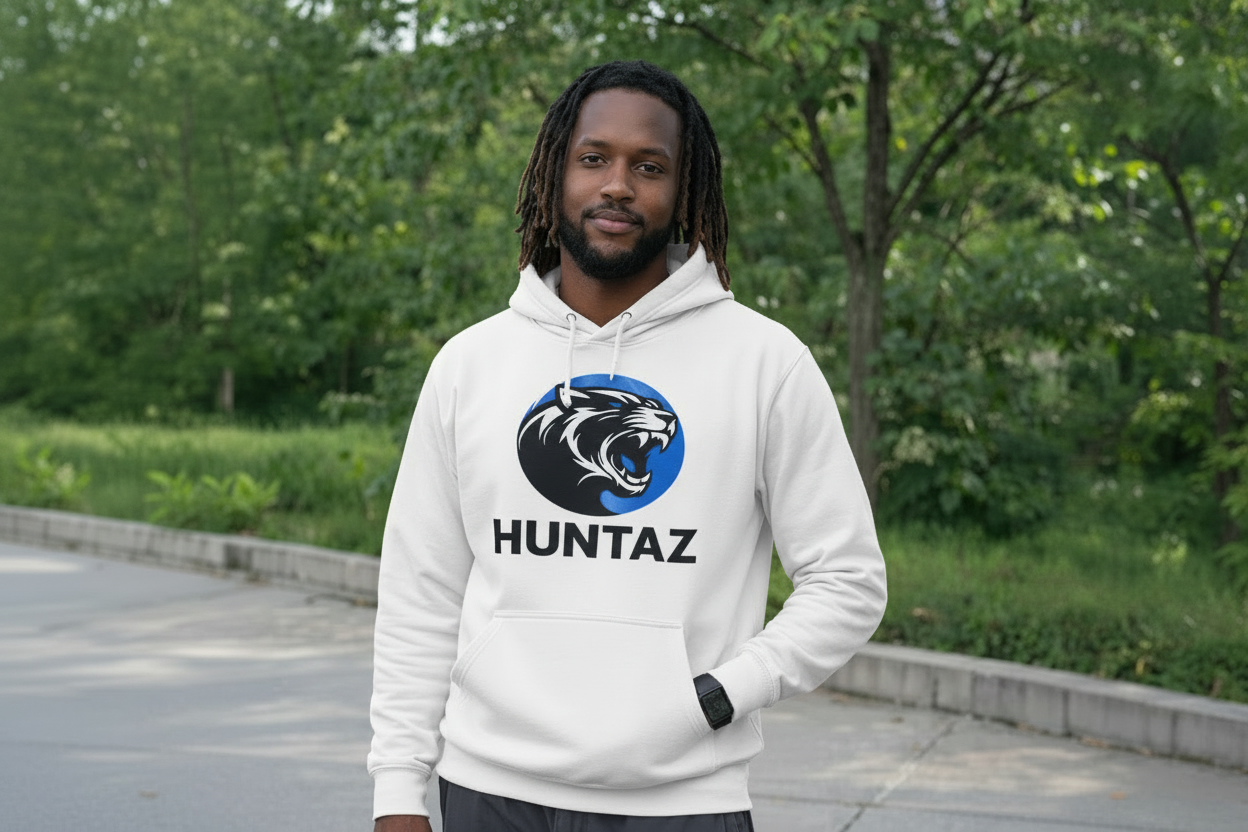 Huntaz signature Logo Hoodie