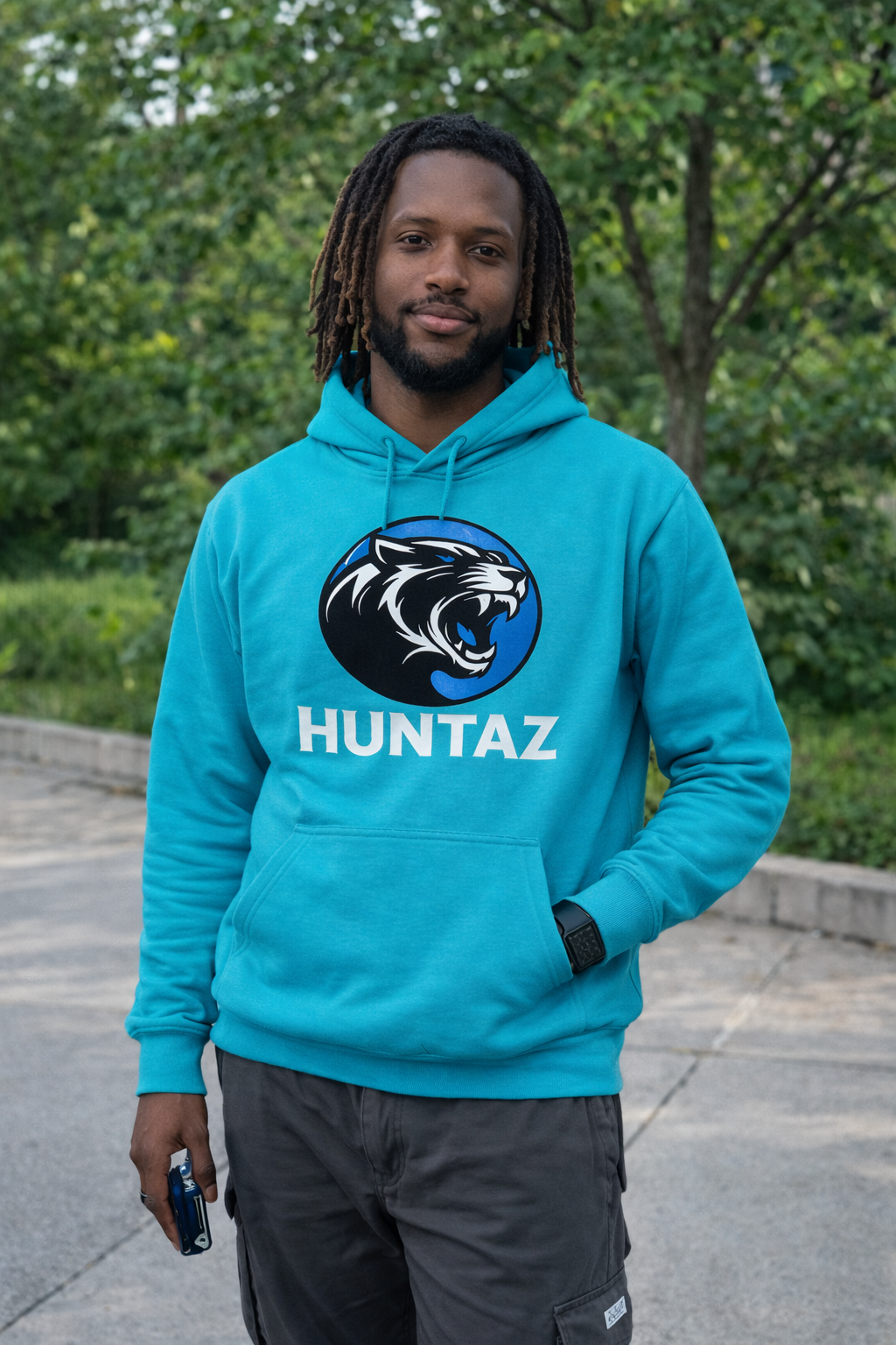 Huntaz signature Logo Hoodie